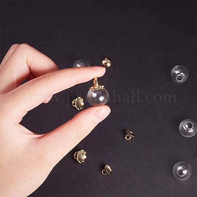 Наборы для изготовления подвесок из стеклянной бутылки&nbsp;DIY-PH0020-47LG-1