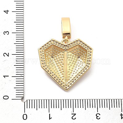 Реечное покрытие латунь с подвесками из кубического циркония KK-Q017-05B-G-1