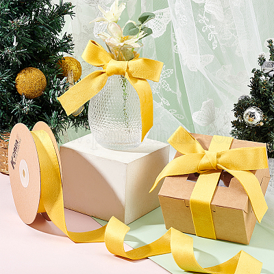 Двухсторонняя бархатная лента SRIB-WH0011-058D-1