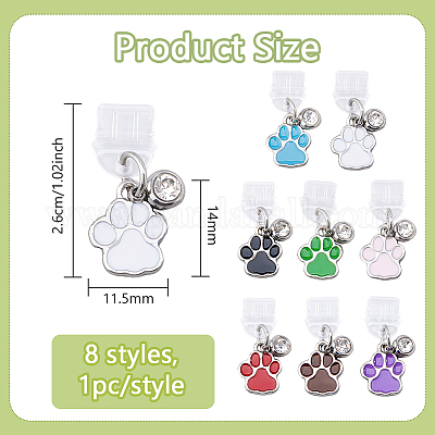 8шт пластиковые мобильные пылезащитные заглушки HJEW-WH00170-1