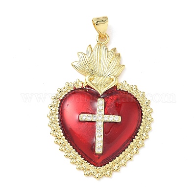 Латунные микро проложить кубического циркония подвески KK-I379-03G-K-1