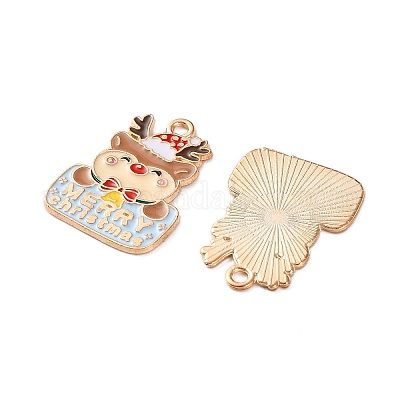 Подвески из эмали и сплава X-ENAM-I061-01KCG-06-1