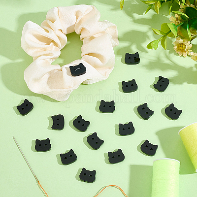 60шт акриловые пуговицы BUTT-PH0001-59C-02-1