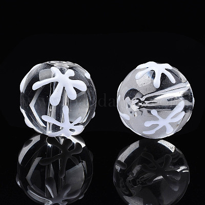 Прозрачные стеклянные бусины GLAA-TAC0010-05-1