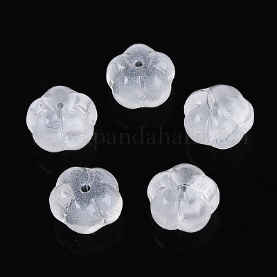 Прозрачные стеклянные бусины-цветы GLAA-T030-04A-1
