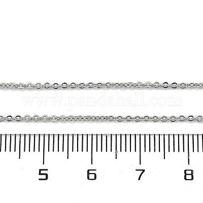 1 мм стойка покрытие латунный кабель цепи ожерелья для женщин мужчин MAK-L044-23P-1