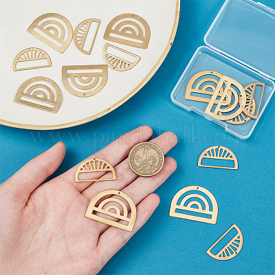 16шт 2 латунные подвески&nbsp;KK-BC0011-68-1