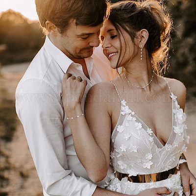 Комплекты из латунных круглых бусин с пластиковым жемчугом FS-WG6BC39-01-1