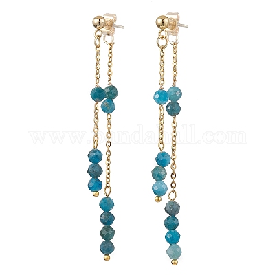 Природные смешанные шпильки камень уха EJEW-JE05945-1