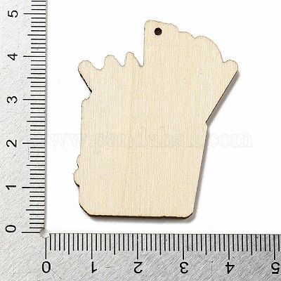 Дерева кулон WOOD-H107-04-15-1