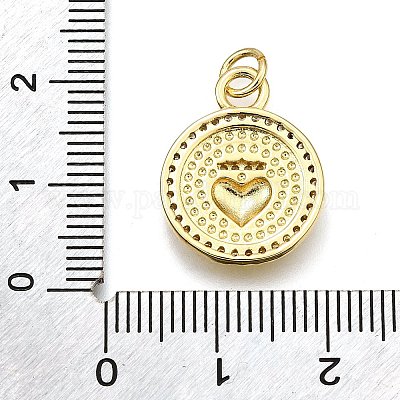 Стойки обшивки латунь микро проложить Циркон подвеску KK-K401-82G-1