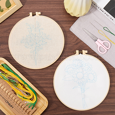 2 комплект 2 стиля наборы для вышивки своими руками DIY-GF0009-97A-1