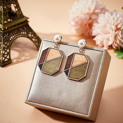 12 шт. латунная купольная/полукруглая фурнитура для сережек-гвоздиков KK-BC0008-82-1