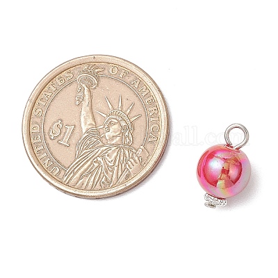 Непрозрачные акриловые подвески PALLOY-JF03929-1