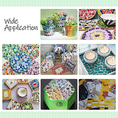 Наборы фарфоровых кабошонов смешанной формы PORC-WH0009-03-1