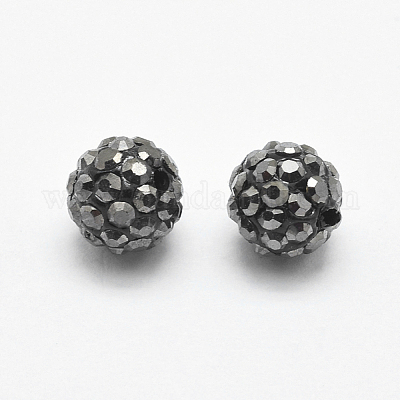 Ручной полимерной глины шариков Rhinestone RB-L030-18A-8mm-1