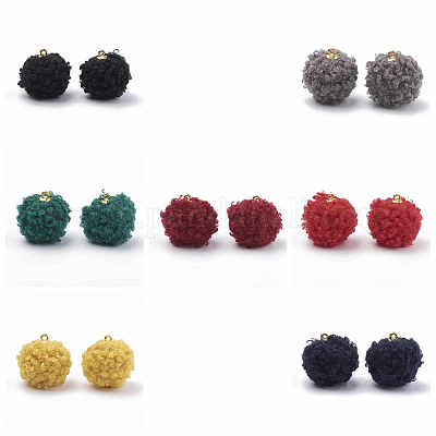 Подвески из ткани ручной ткани WOVE-N006-16-M-1