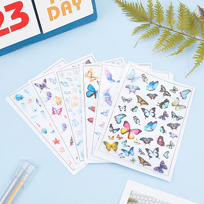 6 лист 6-х видов пластиковых кабошонов DIY-OC0007-25-1