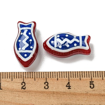 Прозрачные стеклянные бусины ручной работы GLAA-N0028-02B-1