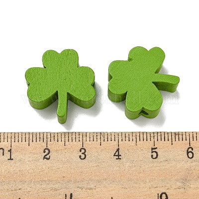 Печатные деревянные бусины WOOD-G022-01G-1