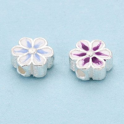 925 бусина из стерлингового серебра с эмалью STER-T008-35M-1