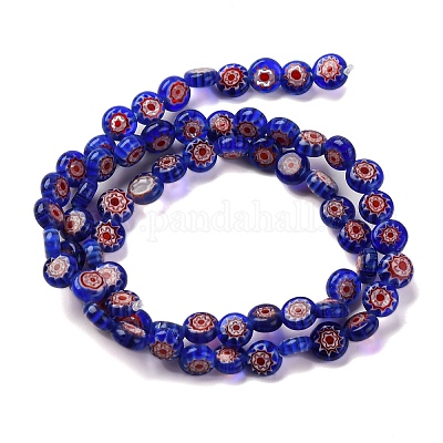 Ручной работы millefiori стеклянные бусины нитки LAMP-G164-11A-1