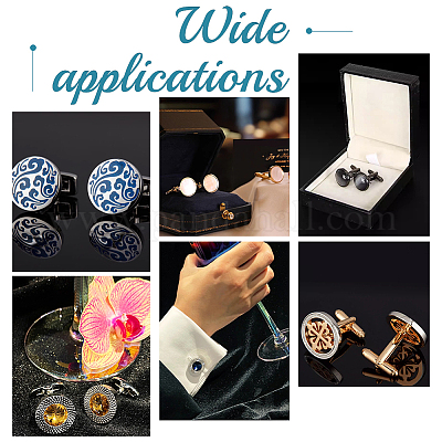 3 пара запонок из нержавеющей стали 201 3 цвета для мужчин STAS-UN0051-90-1