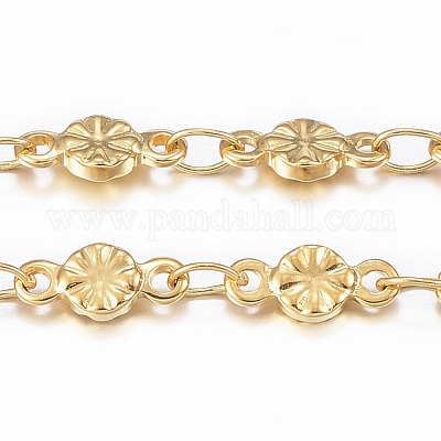 3.28 фут ионного покрытия (IP) 304 нержавеющая сталь звеньевая цепь X-CHS-H009-21G-1