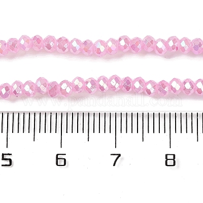 Запекание гальванических нитей стеклянных бусин DGLA-A039-J4mm-B18-1