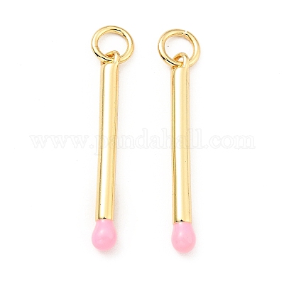 Латунь эмаль подвески KK-G416-36G-03-1