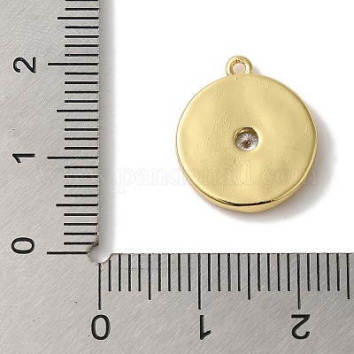 Стойки обшивки латунь микро проложить Циркон подвеску KK-A229-17G-1