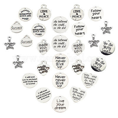 72 шт. 12 стиля подвески из сплава в тибетском стиле&nbsp;PALLOY-SC0003-31AS-1