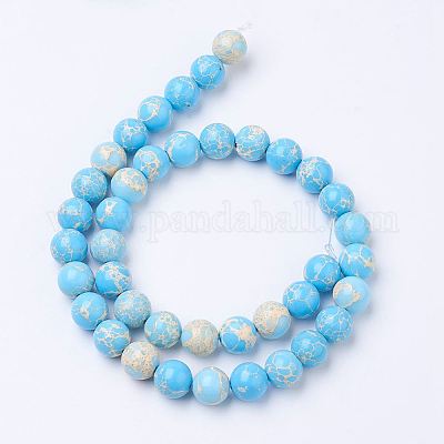 Синтетический регалит / имперская яшма / морские отложения G-P284-02-10mm-1