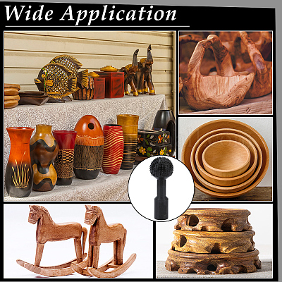 Шарообразный стальной деревянный паз гравировальный вращающийся нож TOOL-WH0165-21A-1