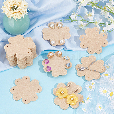 Органайзер для ювелирных украшений из фетра клевера DIY-WH0308-425-1