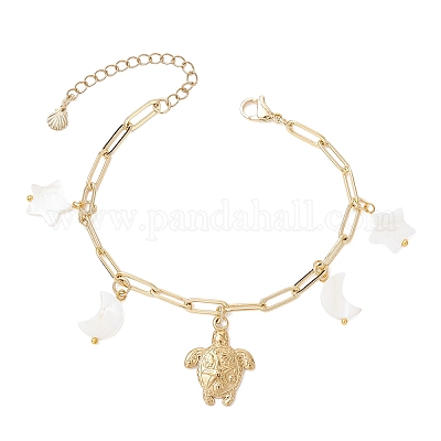 Браслеты с подвесками из нержавеющей стали 304 BJEW-JB12219-1