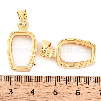 Стойки обшивки латунь медальона подвески KK-F874-01G-10-1