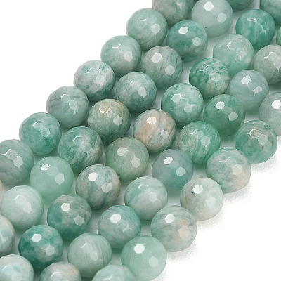 Природных амазонит бисер нитей&nbsp;G-C280-B13-8mm-1