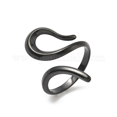 Открытые кольца манжеты из нержавеющей стали 304 RJEW-D338-02A-EB-1