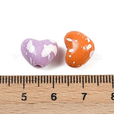 Непрозрачные акриловые бусины OACR-A040-04A-1