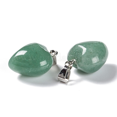 Естественный зеленый авантюрин подвески X-G-I311-A06-1