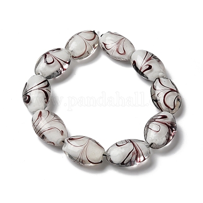 Бусы лэмпворк ручной работы LAMP-K037-13-1