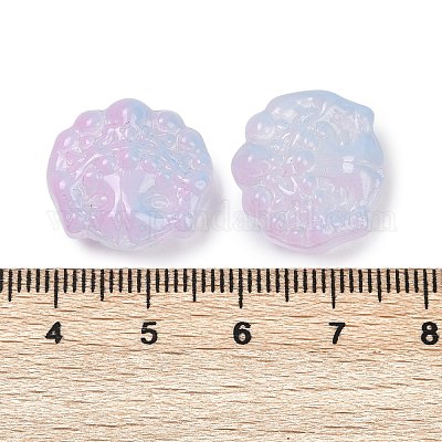 Прозрачные стеклянные бусины DGLA-E004-11D-1