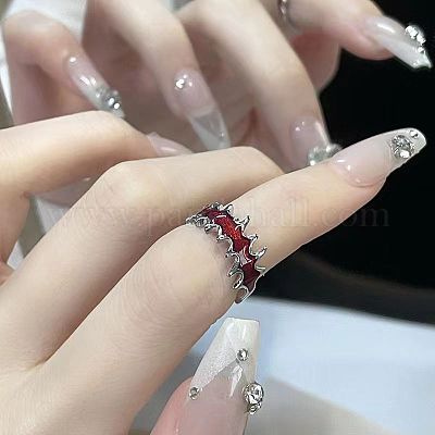 Кольца-манжеты из латуни с эмалью в готическом стиле для женщин FS-WGEADFE-10-1