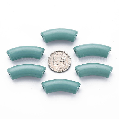 Непрозрачные акриловые бусины MACR-S372-001B-15-4712-1