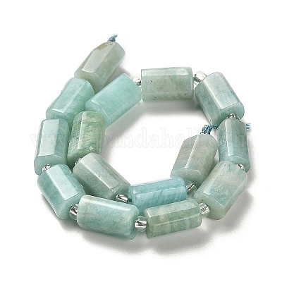 Природных амазонит бисер нитей G-N327-06-10-1