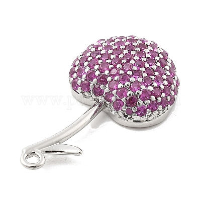 Латунные микро проложить кубического циркония подвески KK-L228-08P-02-1