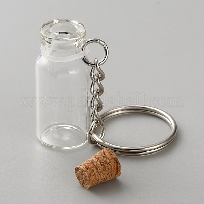Брелки из стеклянных бутылок KEYC-WH20011-02P-02-1