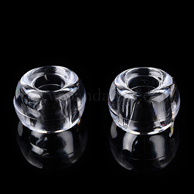 Прозрачные пластиковые бусины&nbsp;KY-T025-01-E09-1