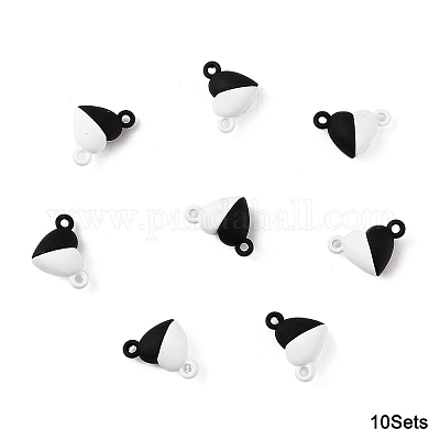 10 комплект магнитных застежек из сплава с петлями FIND-LP0004-76A-1